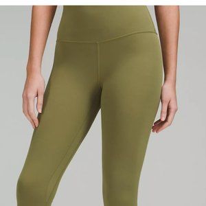 NBW - Lululemon Crop Leggings - Olive Green - Size 6